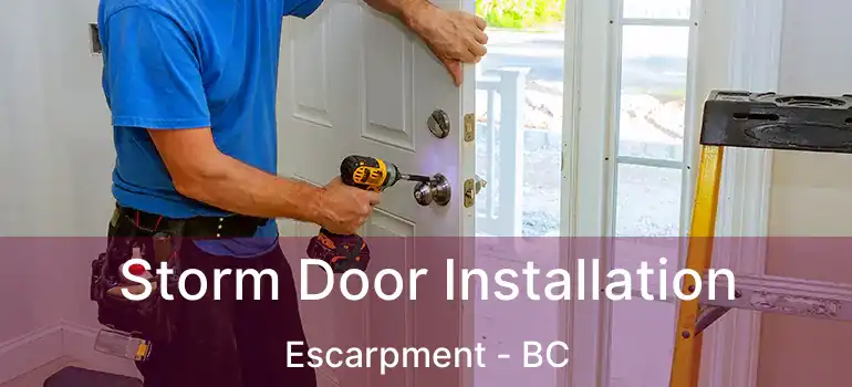  Storm Door Installation Escarpment - BC