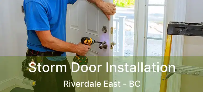  Storm Door Installation Riverdale East - BC