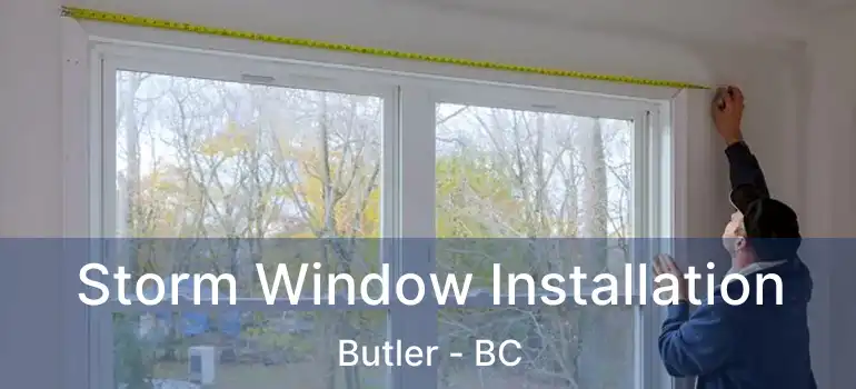  Storm Window Installation Butler - BC