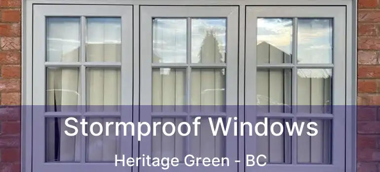  Stormproof Windows Heritage Green - BC