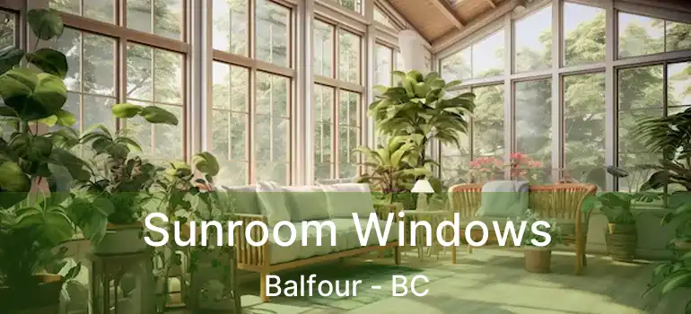  Sunroom Windows Balfour - BC