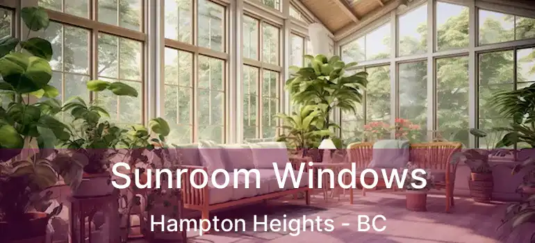  Sunroom Windows Hampton Heights - BC