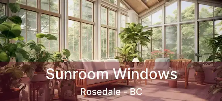  Sunroom Windows Rosedale - BC