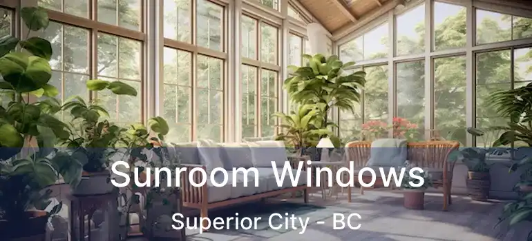  Sunroom Windows Superior City - BC