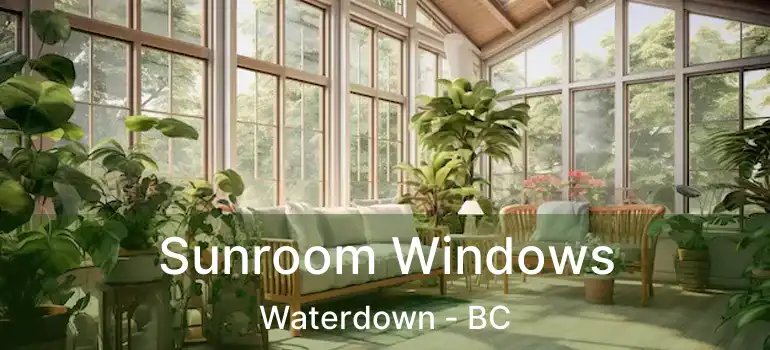  Sunroom Windows Waterdown - BC