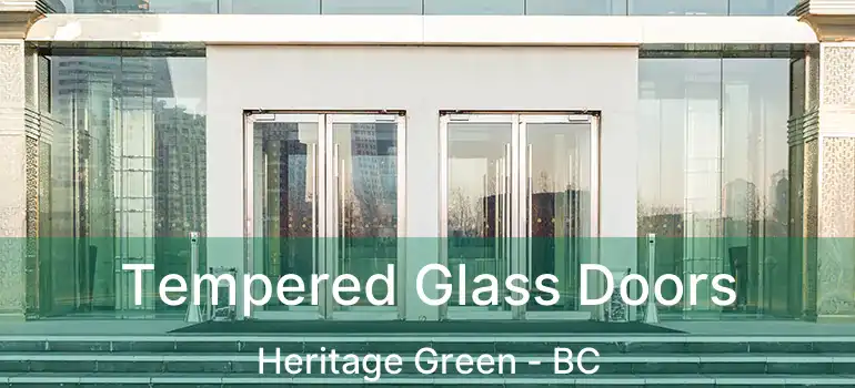 Tempered Glass Doors Heritage Green - BC