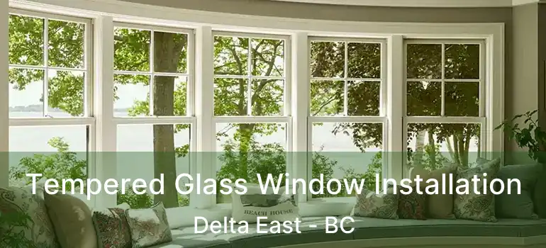  Tempered Glass Window Installation Delta East - BC