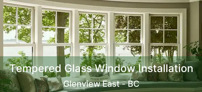  Tempered Glass Window Installation Glenview East - BC