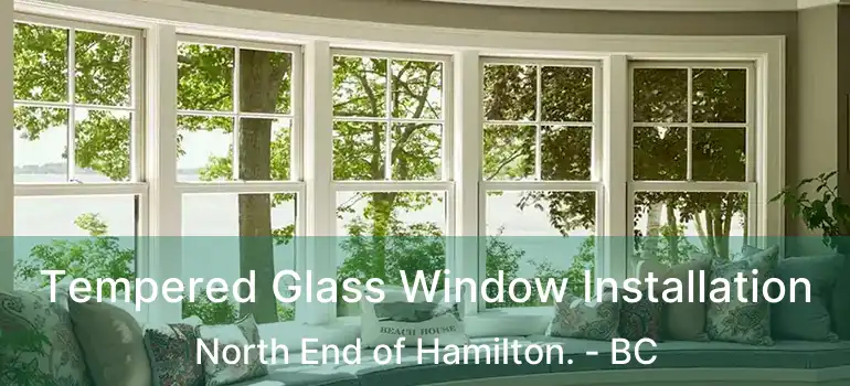  Tempered Glass Window Installation North End of Hamilton. - BC
