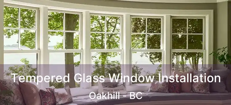  Tempered Glass Window Installation Oakhill - BC