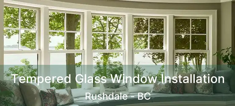  Tempered Glass Window Installation Rushdale - BC