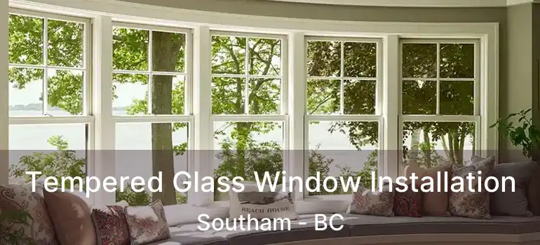  Tempered Glass Window Installation Southam - BC