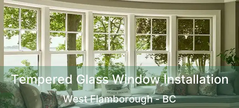  Tempered Glass Window Installation West Flamborough - BC