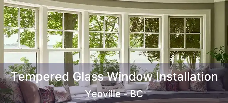  Tempered Glass Window Installation Yeoville - BC