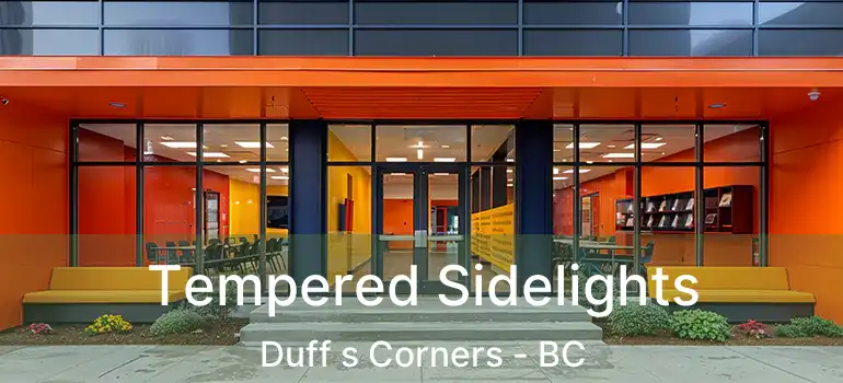  Tempered Sidelights Duff s Corners - BC