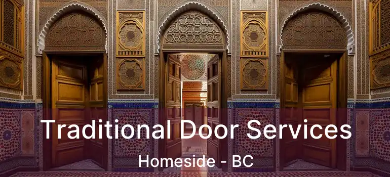  Traditional Door Services Homeside - BC