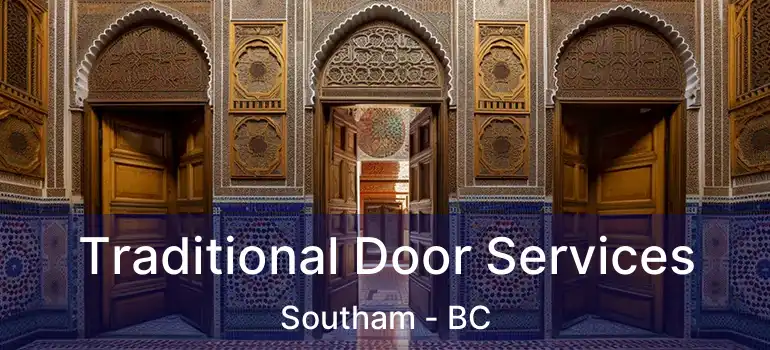  Traditional Door Services Southam - BC