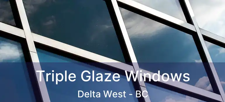  Triple Glaze Windows Delta West - BC