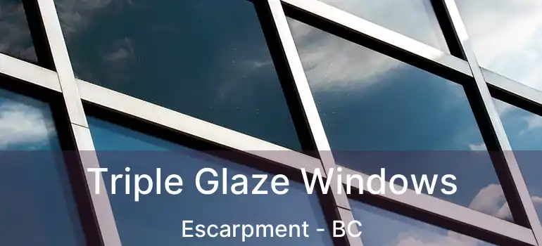  Triple Glaze Windows Escarpment - BC