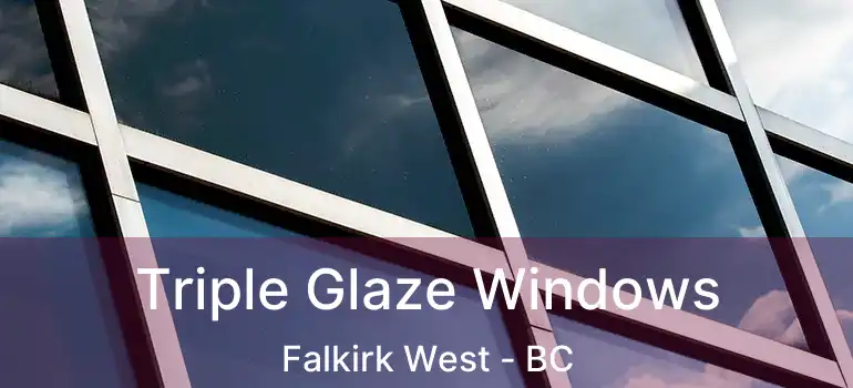  Triple Glaze Windows Falkirk West - BC