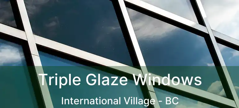  Triple Glaze Windows International Village - BC