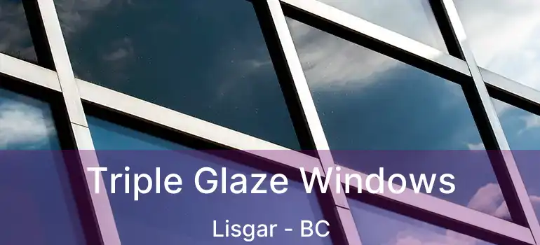  Triple Glaze Windows Lisgar - BC