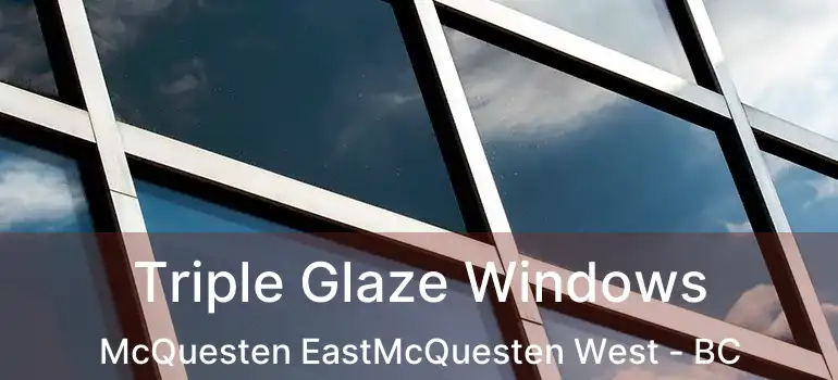  Triple Glaze Windows McQuesten EastMcQuesten West - BC