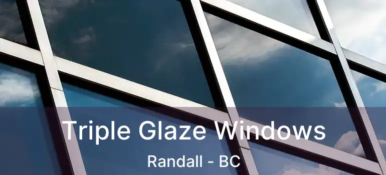  Triple Glaze Windows Randall - BC