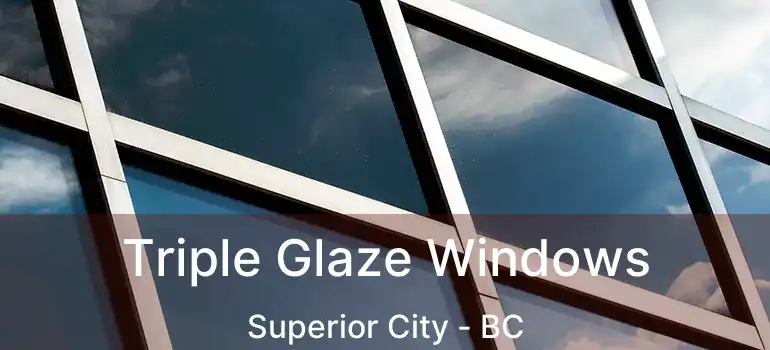  Triple Glaze Windows Superior City - BC