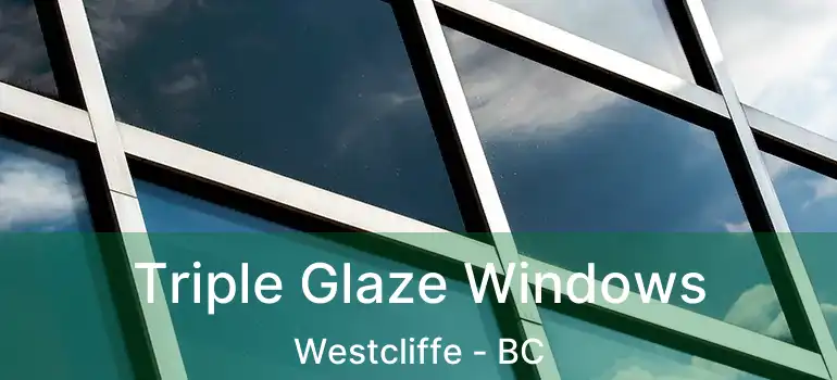  Triple Glaze Windows Westcliffe - BC