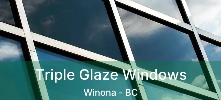  Triple Glaze Windows Winona - BC