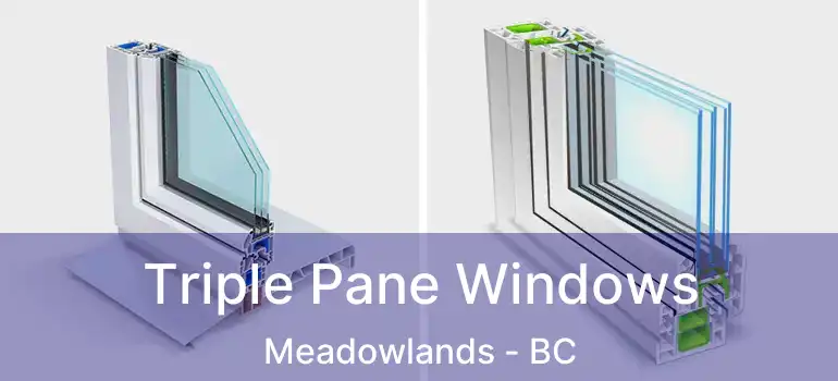  Triple Pane Windows Meadowlands - BC