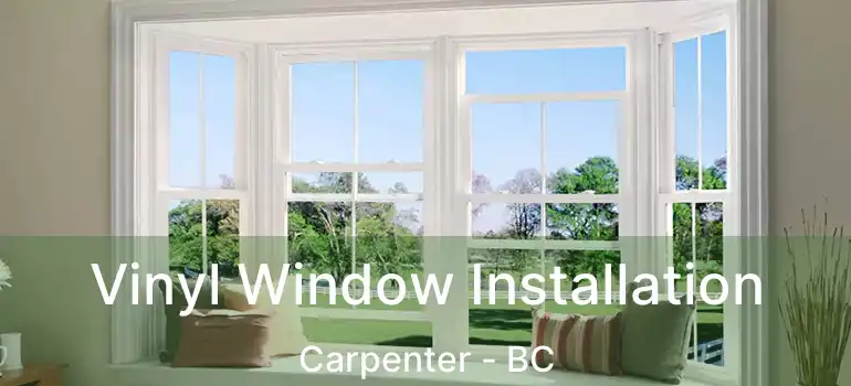  Vinyl Window Installation Carpenter - BC