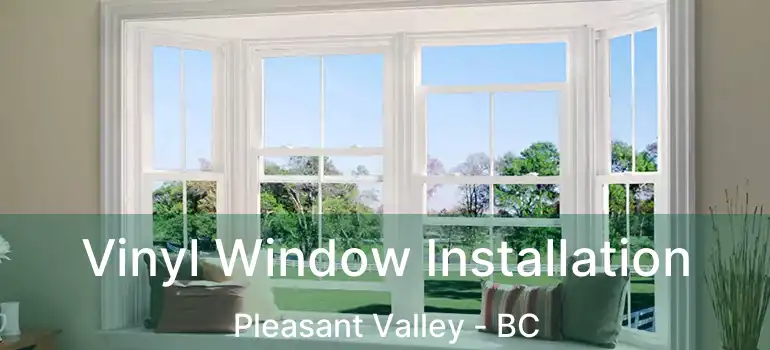  Vinyl Window Installation Pleasant Valley - BC
