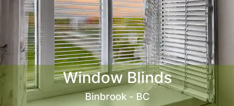  Window Blinds Binbrook - BC