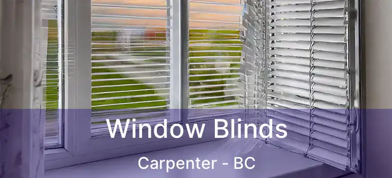  Window Blinds Carpenter - BC