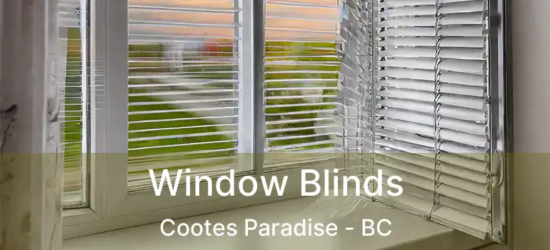  Window Blinds Cootes Paradise - BC