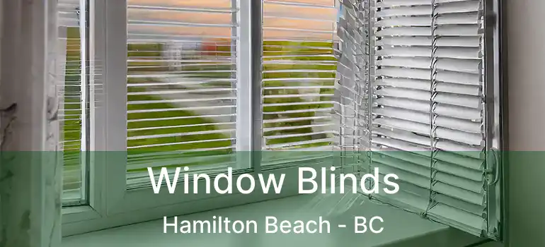  Window Blinds Hamilton Beach - BC