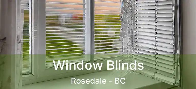  Window Blinds Rosedale - BC