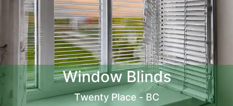  Window Blinds Twenty Place - BC