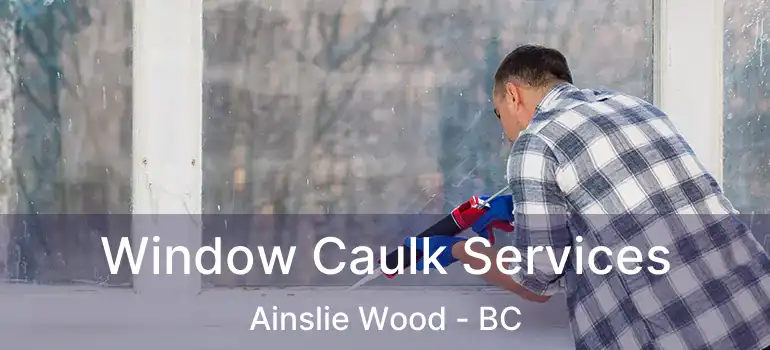  Window Caulk Services Ainslie Wood - BC