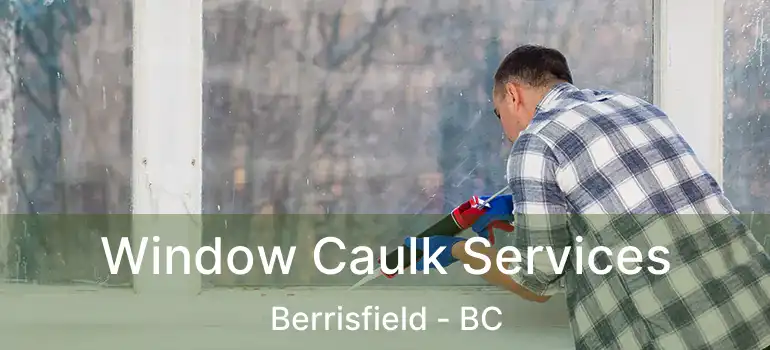  Window Caulk Services Berrisfield - BC