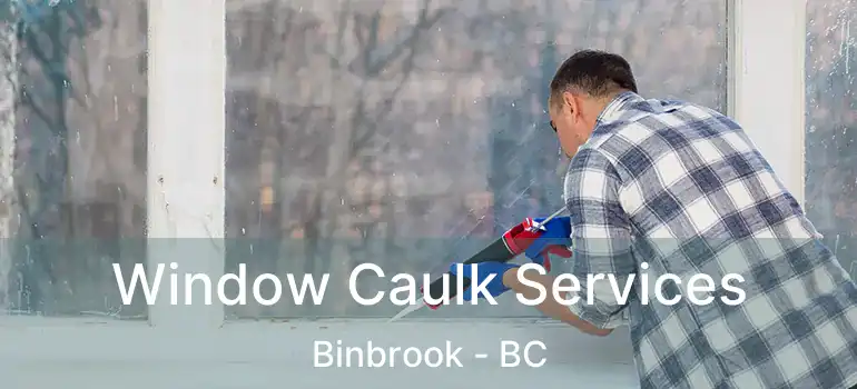  Window Caulk Services Binbrook - BC