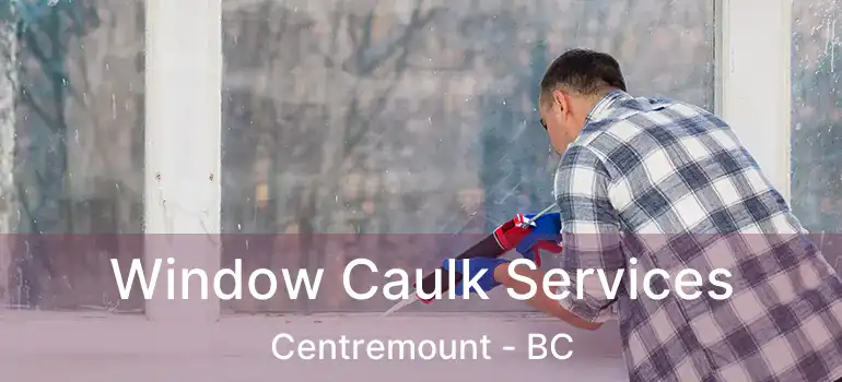  Window Caulk Services Centremount - BC