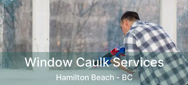  Window Caulk Services Hamilton Beach - BC