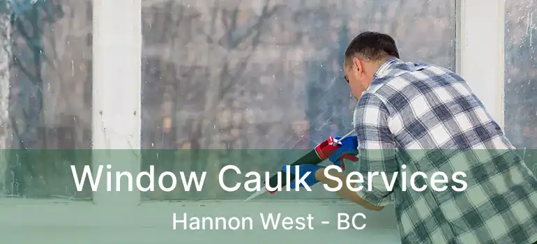  Window Caulk Services Hannon West - BC