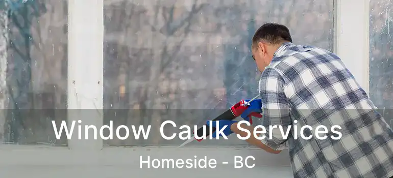  Window Caulk Services Homeside - BC