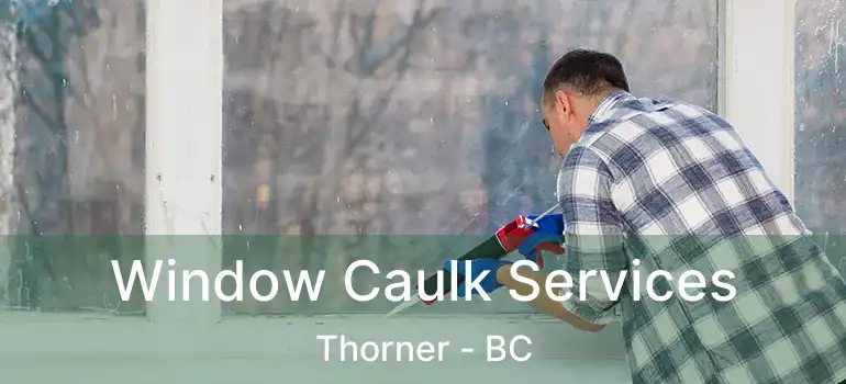 Window Caulk Services Thorner - BC