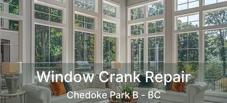  Window Crank Repair Chedoke Park B - BC