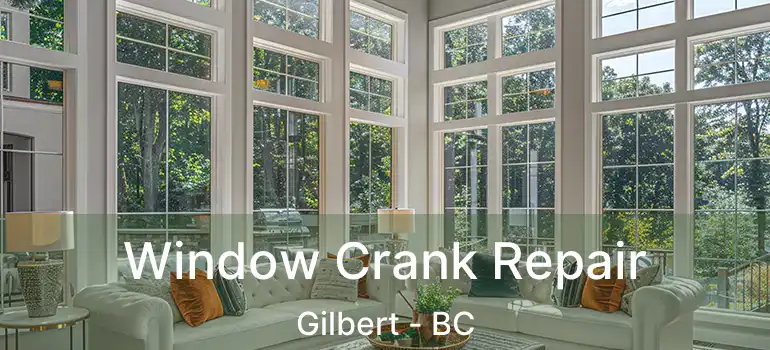  Window Crank Repair Gilbert - BC